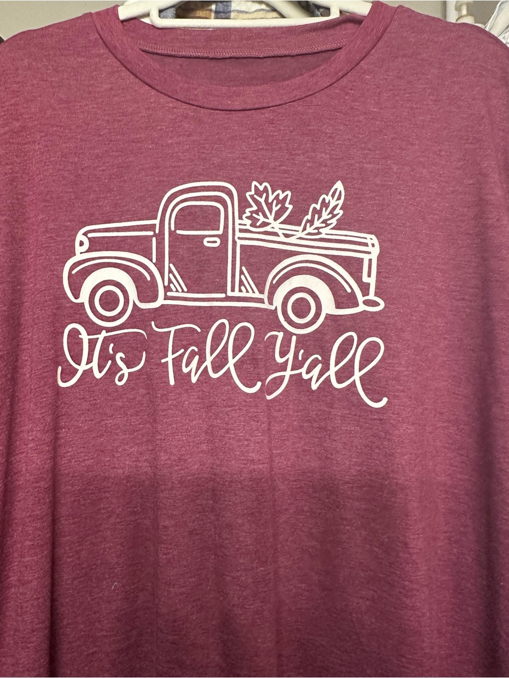 "It's Fall Y'all" Maroon Graphic Tee